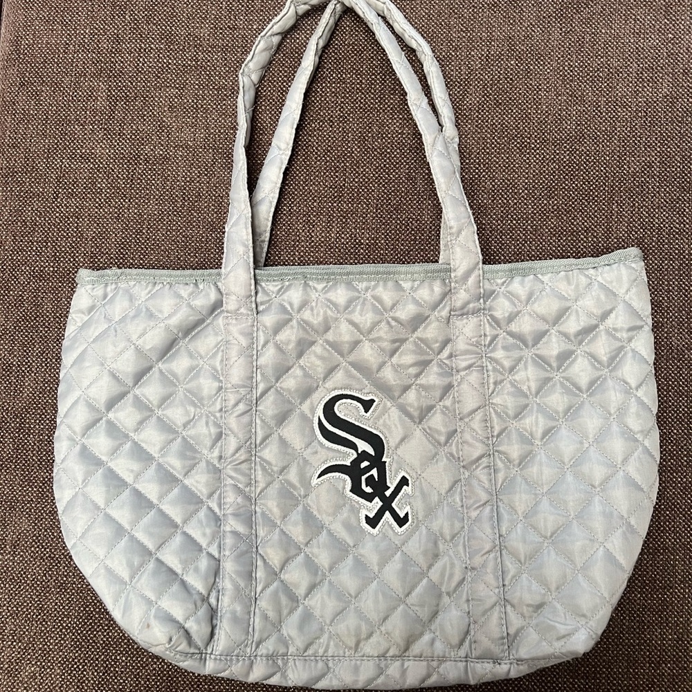 Quilted Chicago White Sox Tote Bag